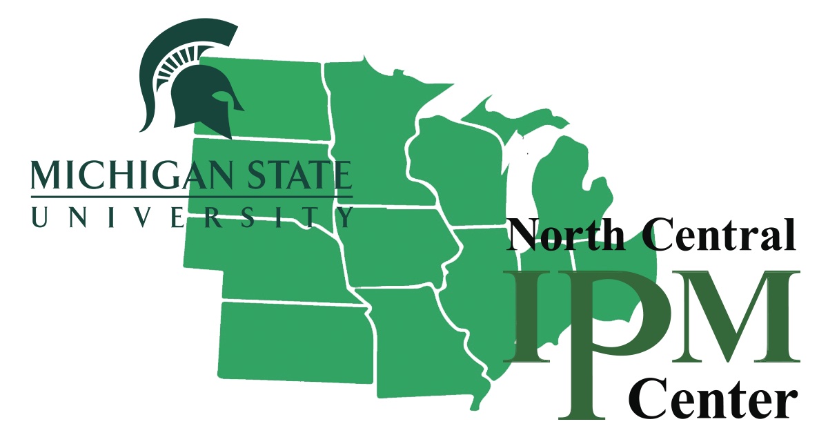North Central States map with North Central IPM Center logo